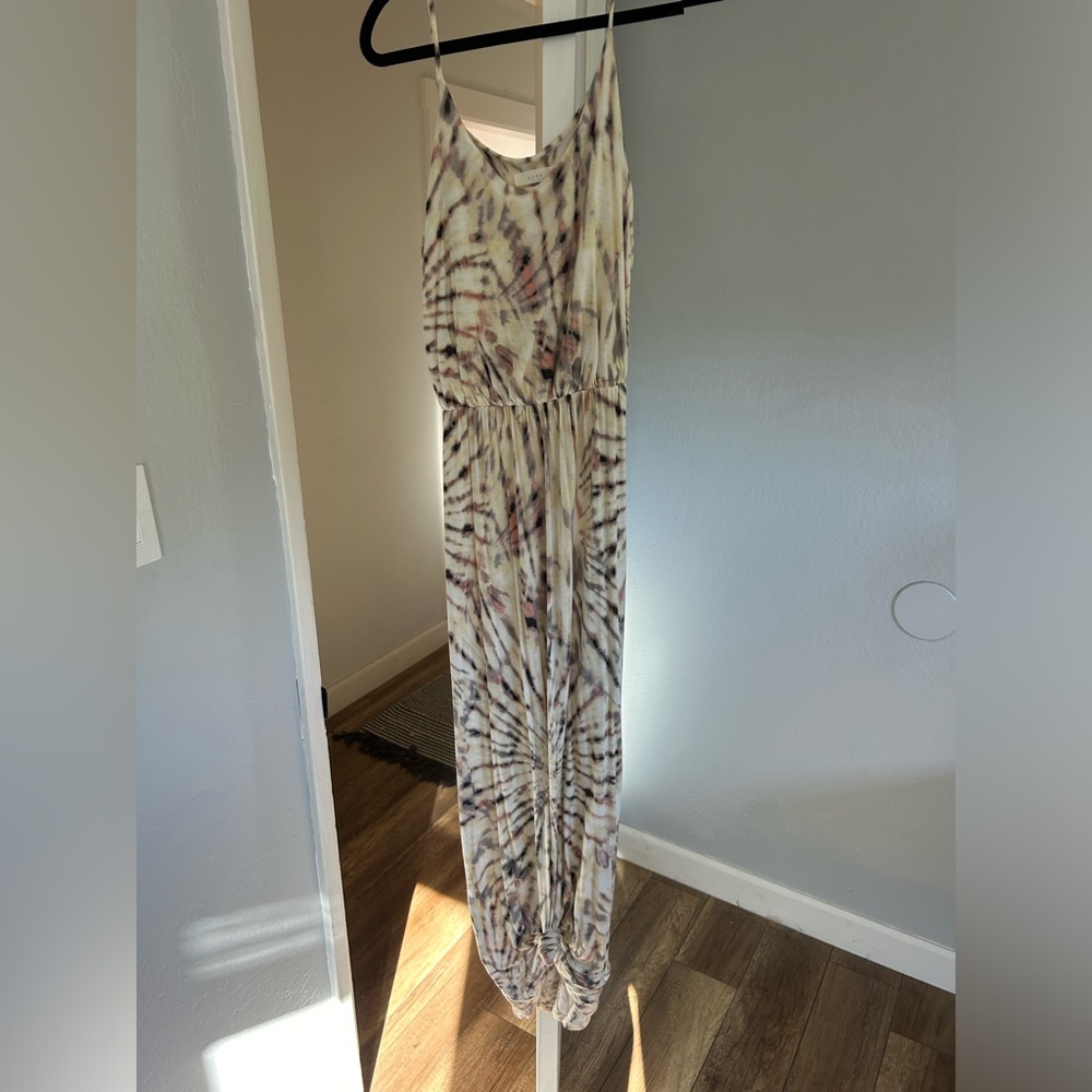 Lush tie-die maxi